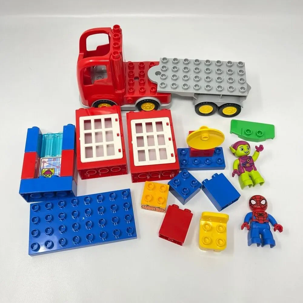 Lego Duplo Spider-Man Spiderman Spider Truck Adventure 10608 Set Preowned Goblin